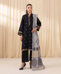 SPHR  Lawn 3Pc Unstitched Outfit