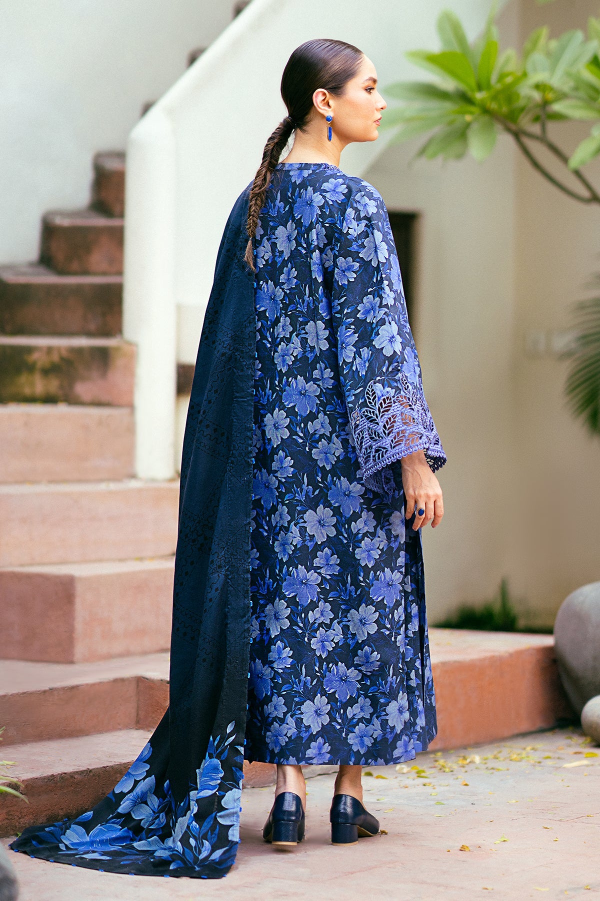 EMBROIDERED VISCOSE 3 PC EE-30