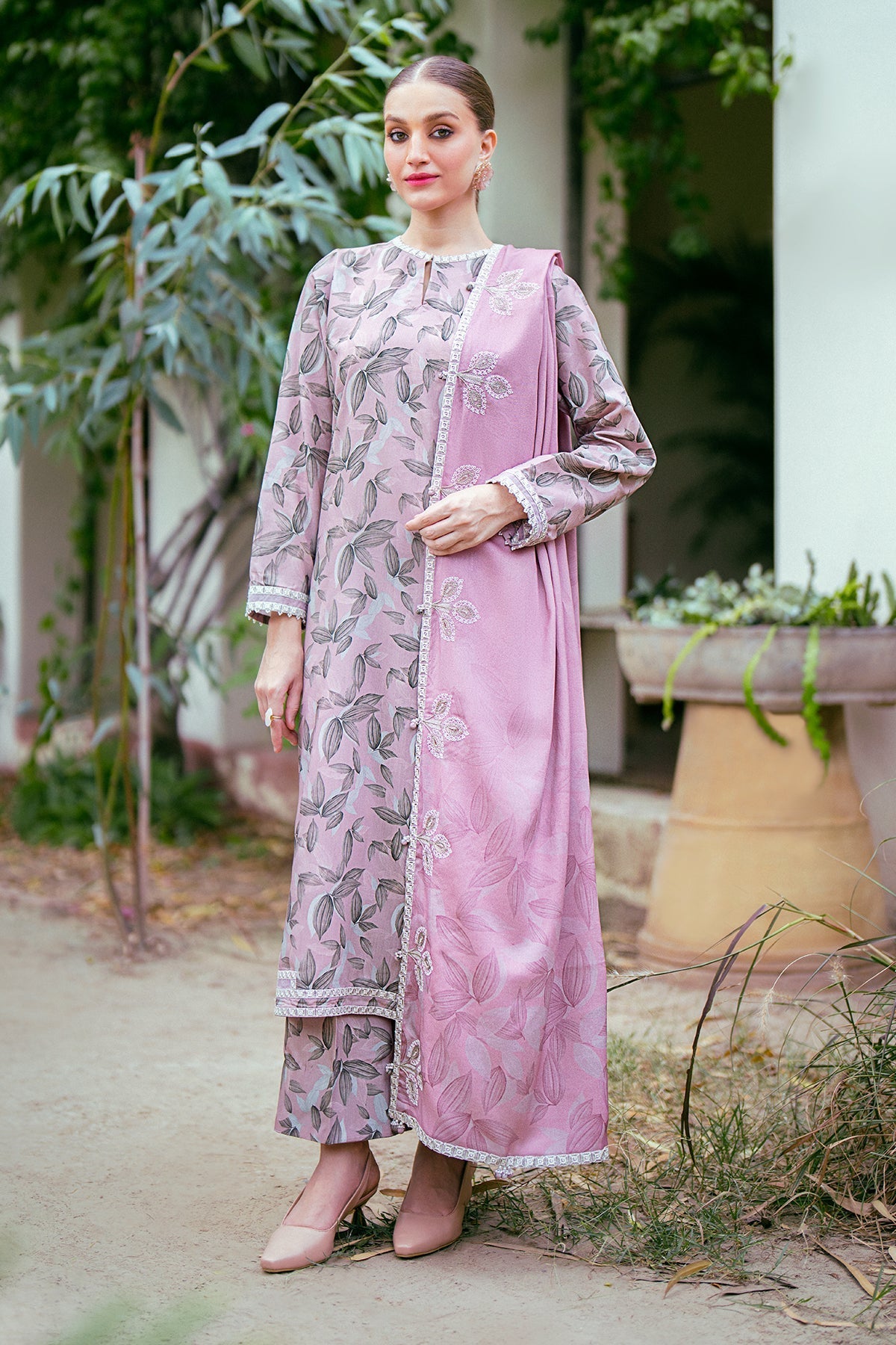 BRQ Pure Lawn New Arrival 3Pc (Unstitched)