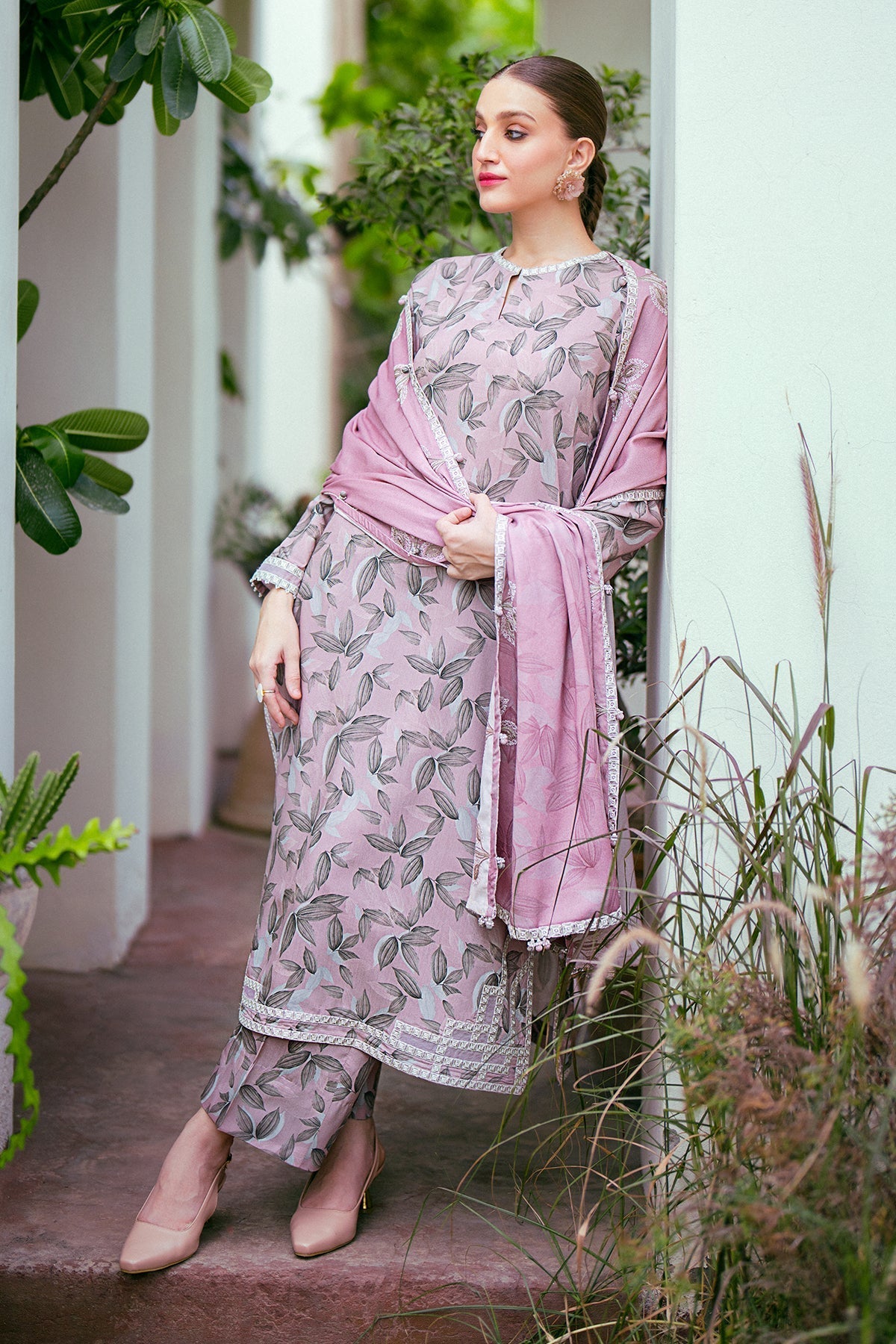 BRQ Pure Lawn New Arrival 3Pc (Unstitched)