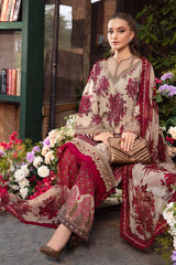 M.B Lawn 3PC Unstitched Outfit