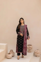 SPHR  Lawn 3Pc Unstitched Outfit