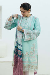 ZRA SHAH -Lawn 3PC Unstitched three-piece Suit