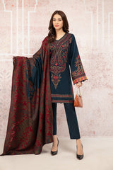 JZMIN Lawn Unstitched three-piece Suit